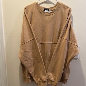 Classic Tan Crewneck Sweater